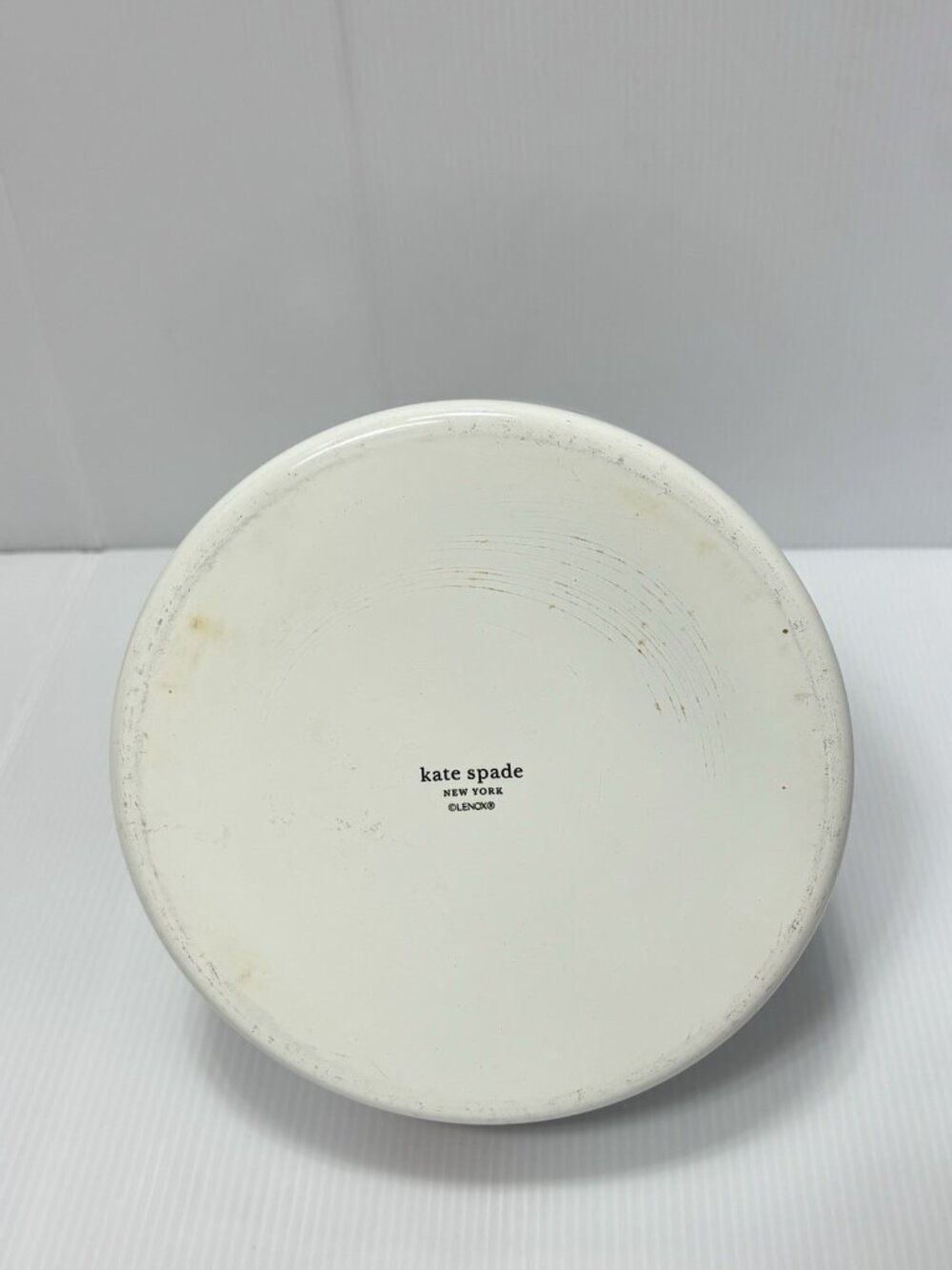 Kate Spade Cherry Polka Dot Tea Kettle White Enamel On Steel Decorative -As Is! - Picture 12 of 16